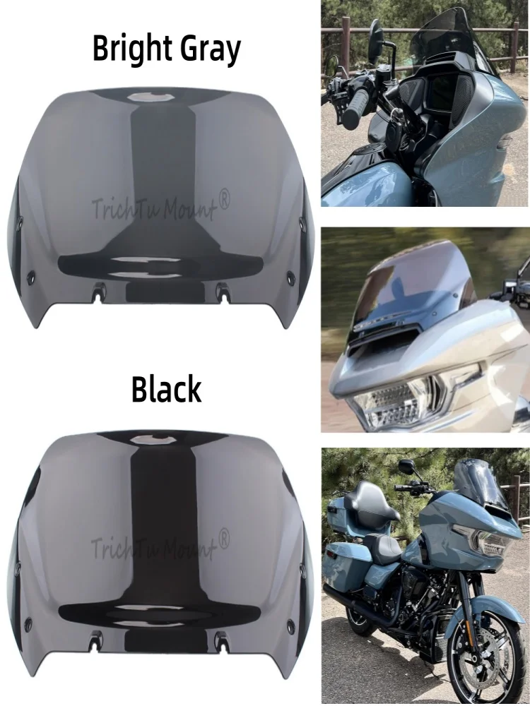 

Motorcycle Wind Splitter Windshield Deflectors Windscreen Cover For Harley Road Glide FLTRX CVO/SE FLTRXSE FLTRXSTSE 2023 2024+