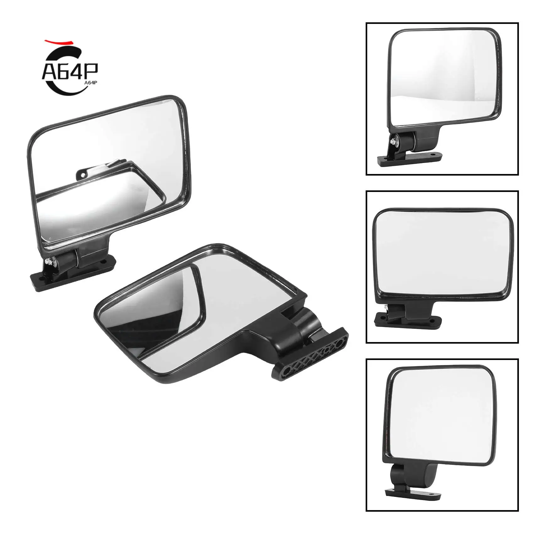 

A64P-Зеркала для гольф-каров — универсальное складное зеркало бокового вида для гольф-каров, клубных автомобилей, Ezgo, Yamaha, Star, Zone Carts