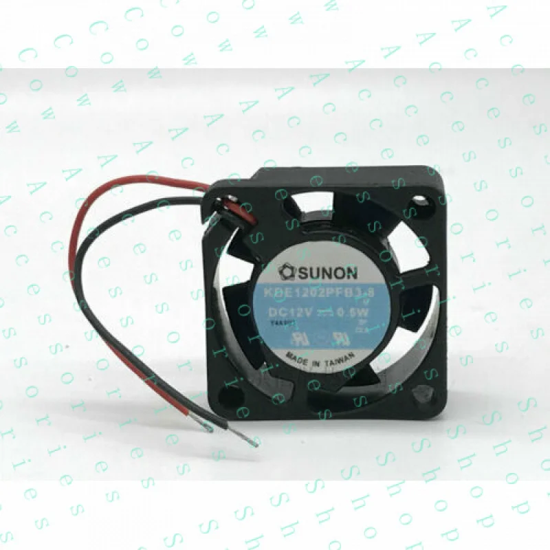 PP+ 1 PCS  DC 12V 0.5W 2 Wire 2.5CM  Fan KDE1202PFB3-8 25mm
