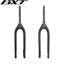 BXT-Full Carbon Bicycle Fork, Mountain Bike, Thru Axle, MTB Bike, 27.5 in, 110x15mm, 100x15mm, Newest