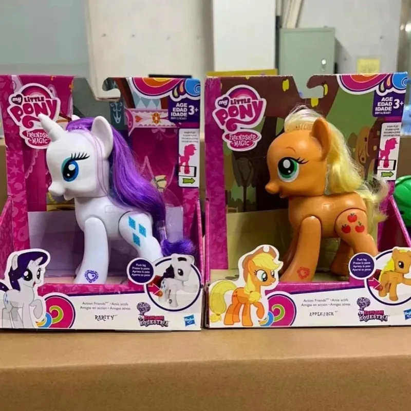 Oferta Especial 2024: Figuras de Acción de My Little Pony, Twilight Sparkle, Rainbow Fluttershy, Pinkie Pie, Rarity, Juguetes de Pony para Niñas, Sorpresa