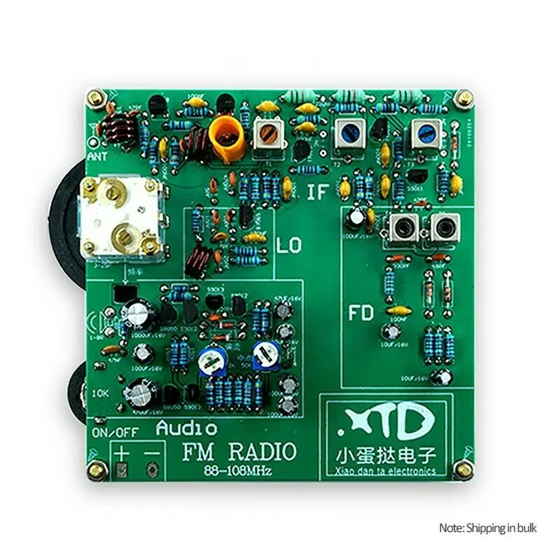 

DIY KIT 88-108MHz FM Radio Kit FM Radio DIY Radio Receiver Kit Fully Discrete