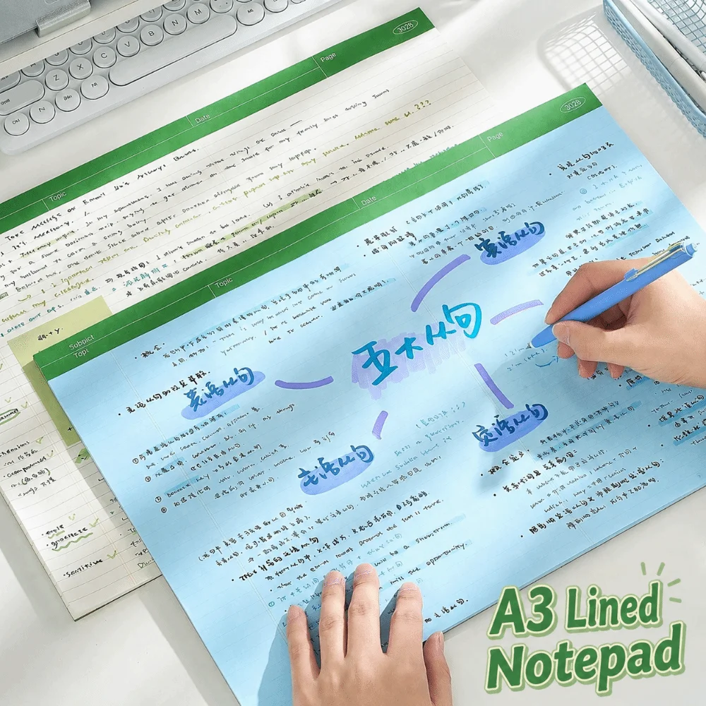 caderno-de-anotacoes-a3-com-paginas-grossas-e-pautadas-anti-vazamento-tamanho-grande-papel-macio-e-amigavel-aos-olhos-para-escrita-ideal-para-estudantes