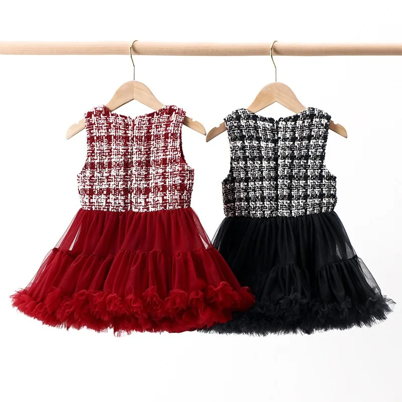 Neue Mädchen TUTU Kleid Flauschigen Tüll Ärmellose Weste Prinzessin Pettiskirt Kinder Ballett Party Leistung Kleid für Kinder L230 – Detail 12