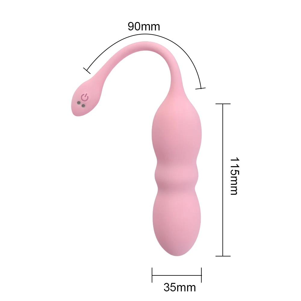 OLO Jump Egg Thrusting Panty Vibrator G Spot Vaginal Massager Telescopic Vibrating Egg Sex Toy for Women Remote Control