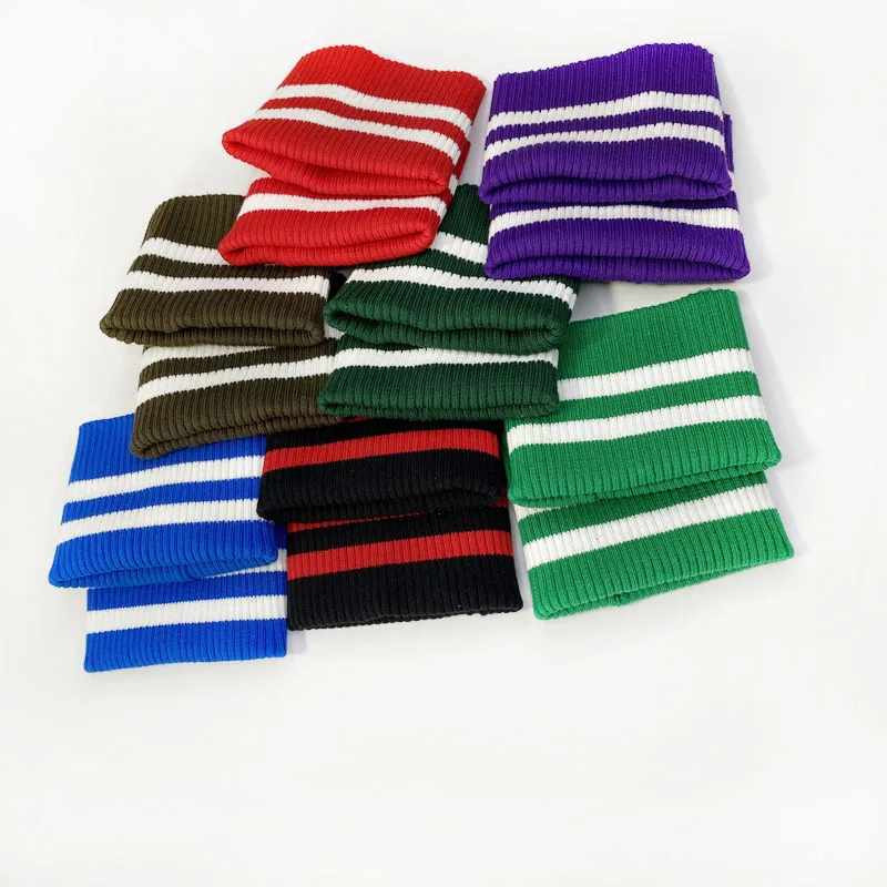 2*2Stretch Soft Knit Rib Cuff For Sweatshirt Bottom Stretchy Cotton Rib Fabric Making Cuffs Trim Clothing Jacket Coat