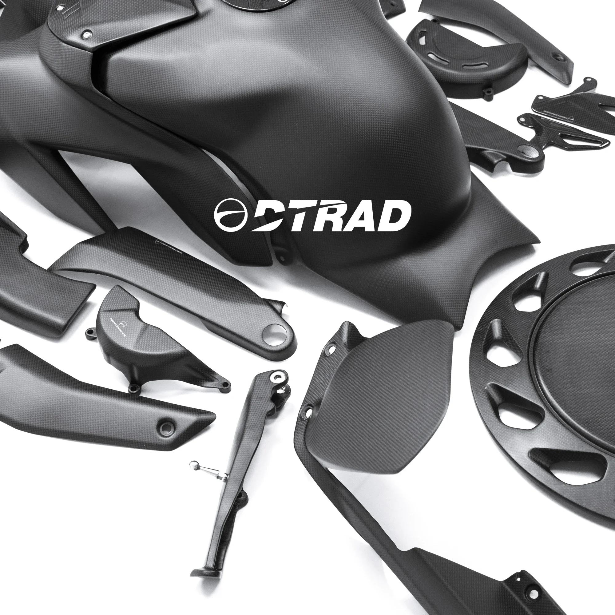For DUCATI Streetfighter V4 V4S 2020 2021 2022 Carbon Fiber Matte Body & Frame Cover Full Fairing Kits Motorcycle Modified Parts