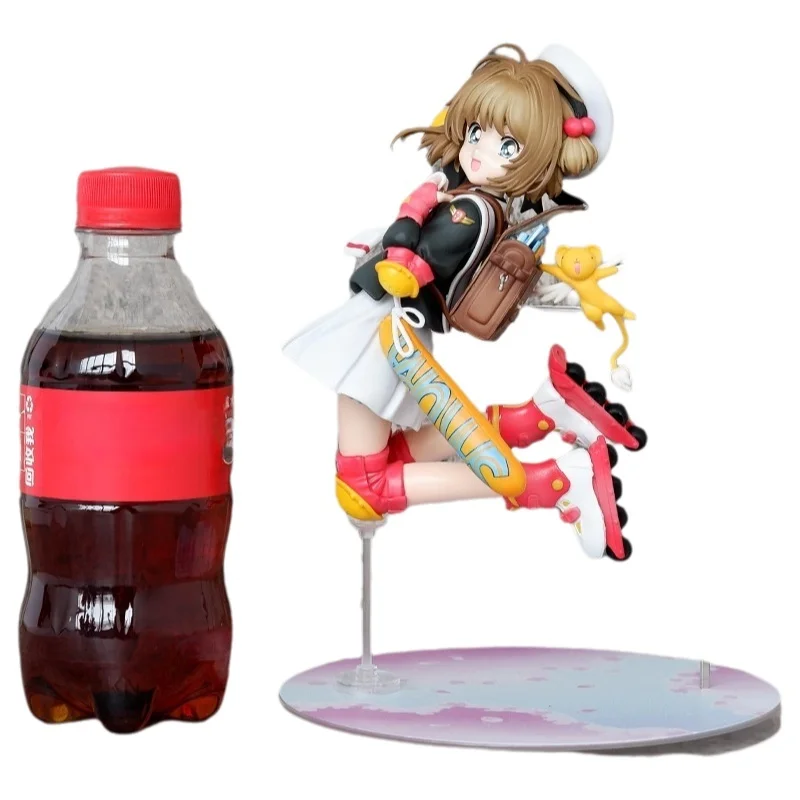 Cardcaptor 사쿠라 20cm (8 ") 애니메이션 피규어 Bishoujo Pvc 액션 피규어 모델 트렌디 데스크 장식 Collectible Birthday Toys Gifts