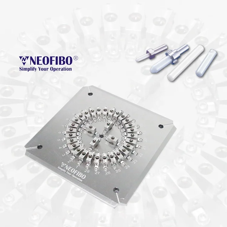 Pressure Hold Grinding Optic Fiber Connector Polish Jig Fiber Optic Foursquare Pressure Polishing Fixture