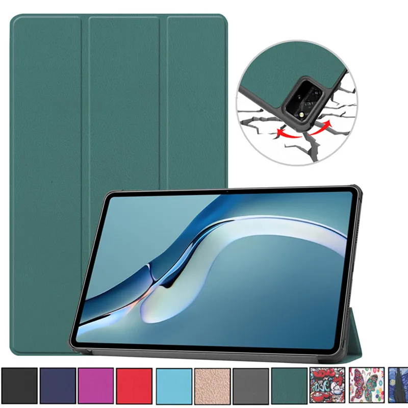 Suitable for Huawei MatePad Pro 12.6-inch 2021 PU leather folding stand intelligent sleep tablet case Huawei MatePad Pro 12.6