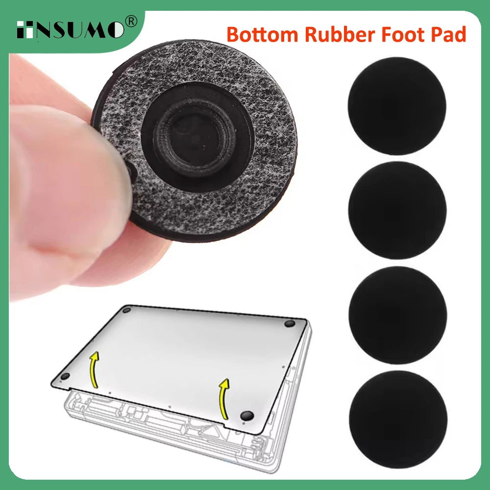 4pcs/set OEM Bottom Case Rubber Feet for Macbook Laptop 3rd 4th 5th Generation Non-Slip Case Feet Replacement Pad