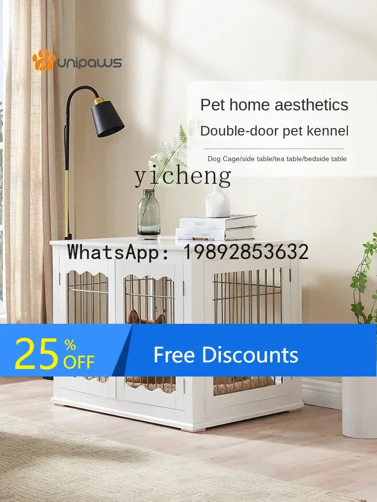 

LYY Dog Cage Furniture Indoor Cage Small and Medium-Sized Dogs Pet Cage