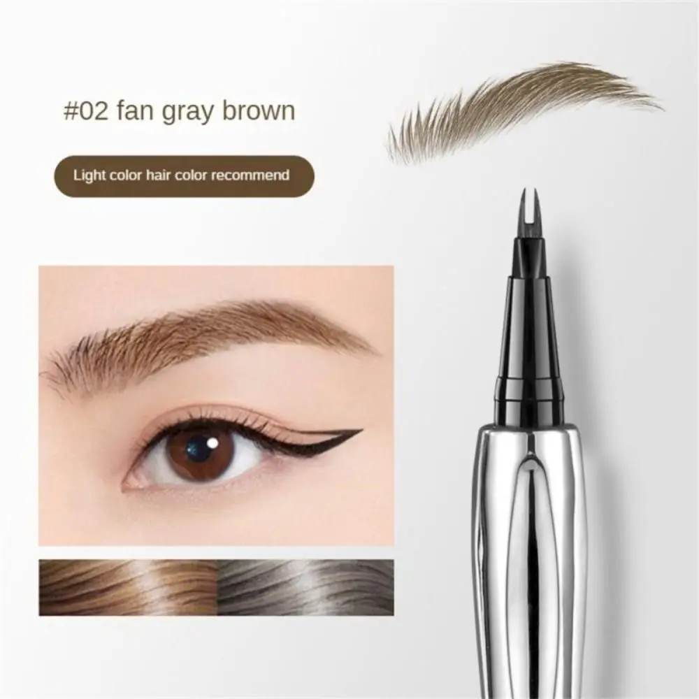 New Natural Water Eyebrow Pencil Sweat-proof Waterproof Lasting Eyebrow Pencil Make-up Not Easy To Faint Binary Eyebrow Pencil