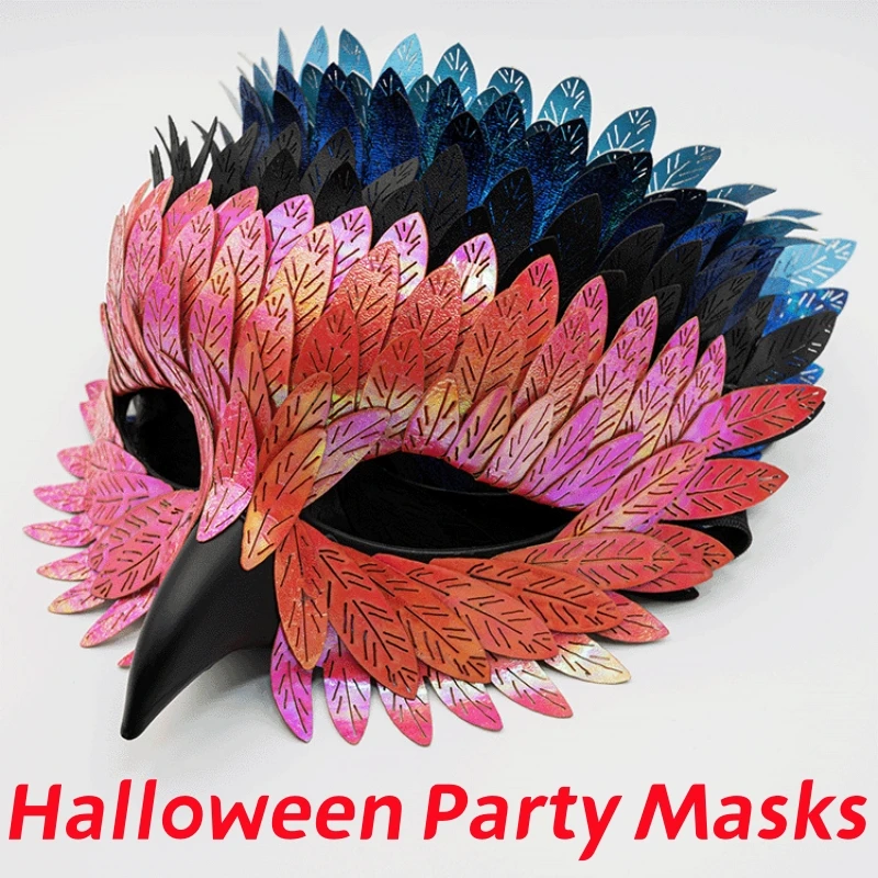 

Halloween Party Masks Women's Feather Half Face Mask Suitable For Role-playing Christmas Gifts Furniture and Ornaments