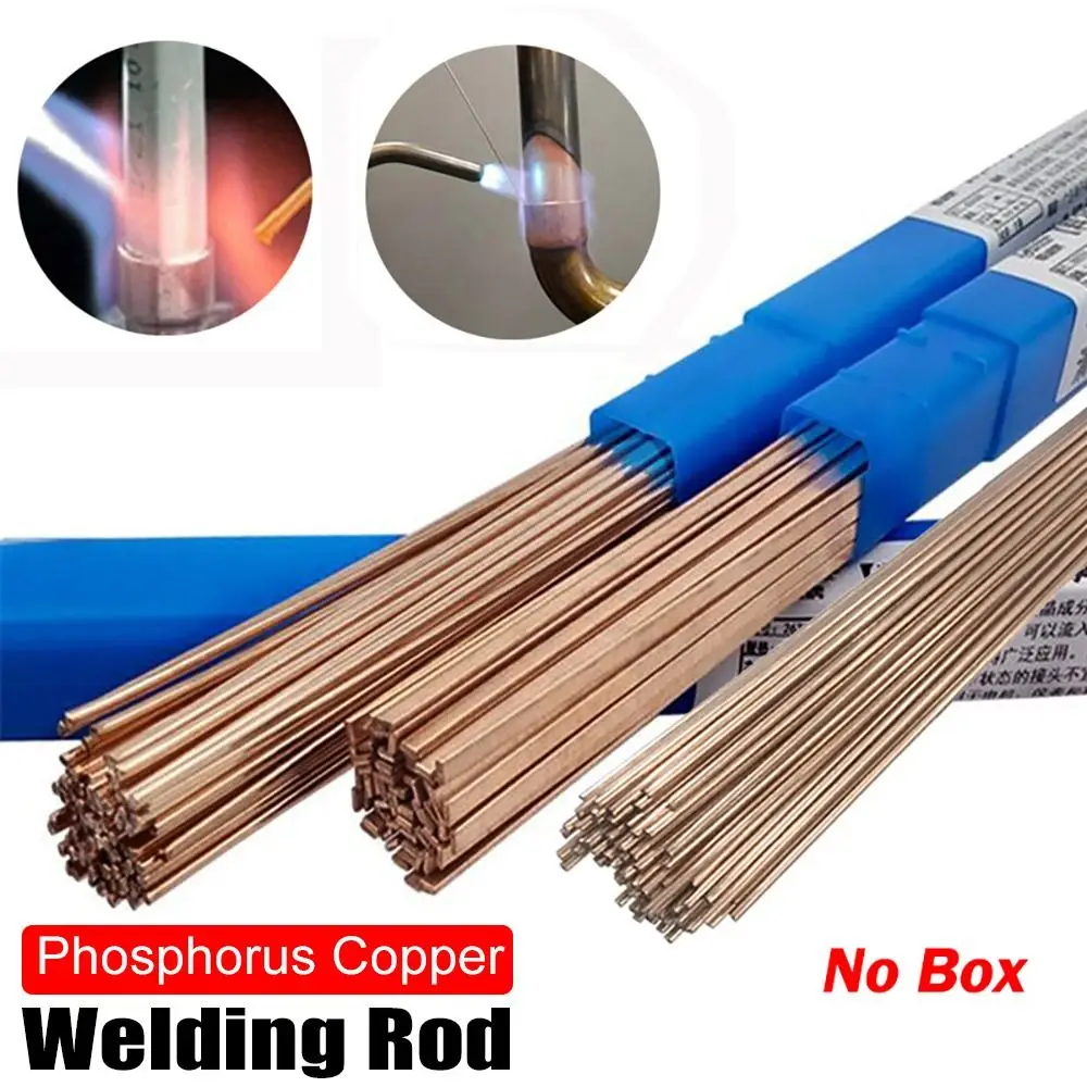 5Pcs Welding Rod Welding Wire Bronze Electrode Soldering Rod No Need Solder Powder 1/1.5/2/2.5/3mm 500mm Brass Welding Rod
