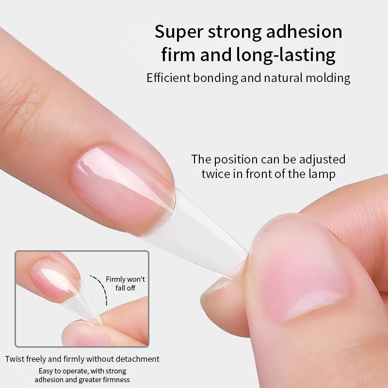 7g/bottle Fast-dry Nail Glue Professional Nail Tip Bond Glue Tips Quick-Drying & Long-Lasting for False Nails Tips Adhesion Gel