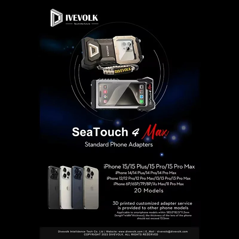 DIVEVOLK Dome Lens voor SeaTouch 4 Max