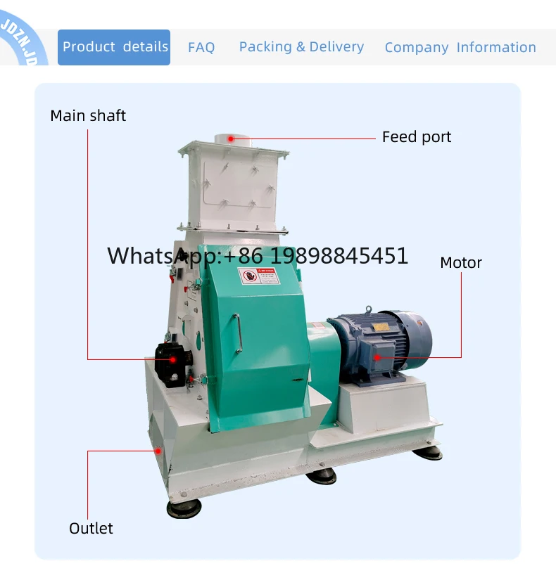 التلقائي الماشية قطرة الماء كسارة تغذية للماشية الأغنام والخنازير كفاءة الحبوب وقشر الأرز طحن لمصنعي المزارع