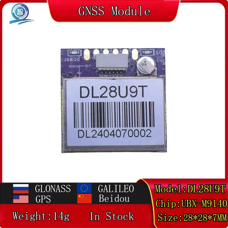 Mini Size Ultra Low Consumption GPS Module Gnss UBX-M9140 Chipset Four System GPS BDS GAL GLO Tracking GPS Tracker GPS Module