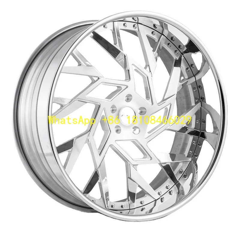 

19 20 21 22-дюймовые вогнутые диски 5x112 5x120 5x114,3 Кованые колеса из 2 предметов для модификации и модернизации автомобилей