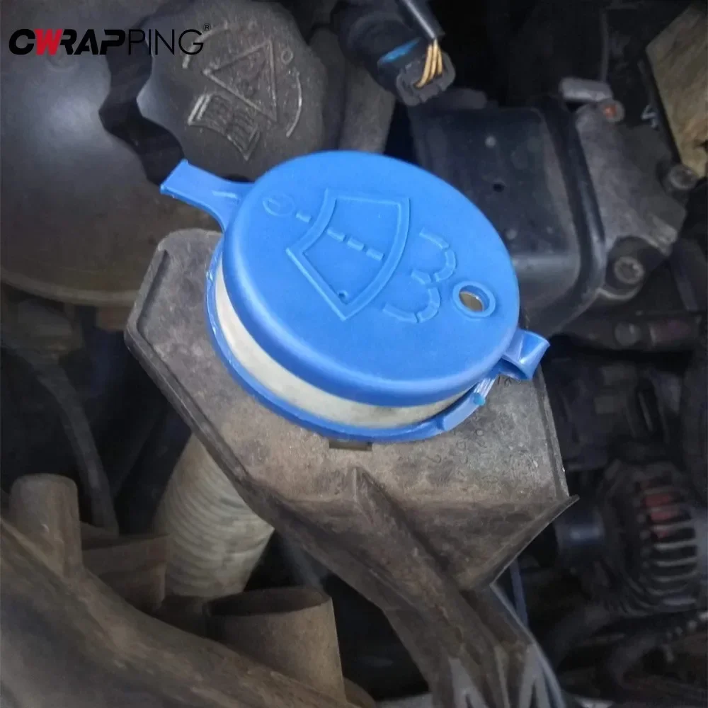 Couvercle de bouteille de réservoir de liquide de lave-glace de voiture, 1 pièce, couvercle en plastique bleu pour citroën C4 C5 Xantia ZX Xsara Picasso Saxo