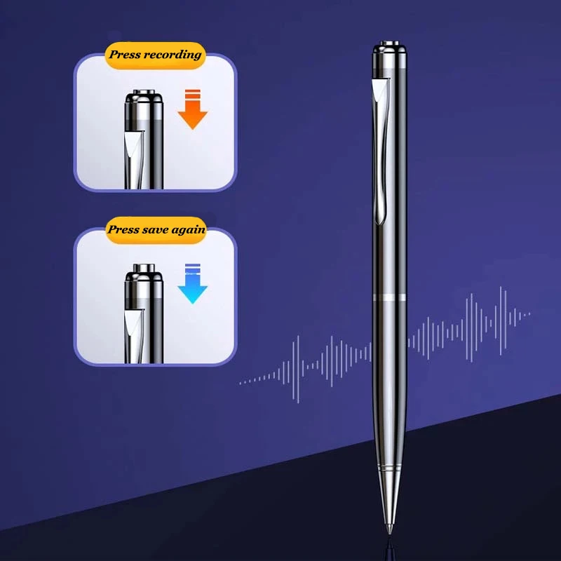 8-128gb Ballpoint Pen Voice Recorder Professional Digital Sound Mini Audio Record Espia Usb Flash Driver Dictaphone Mp3 Player