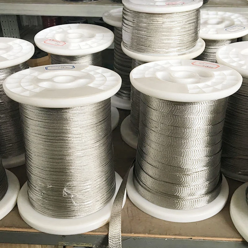 5m 304 Stainless Steel Expandable Braided Sleeving Flexible Metal Wire Cable Protector Mesh Tube for Wire Harness Protection