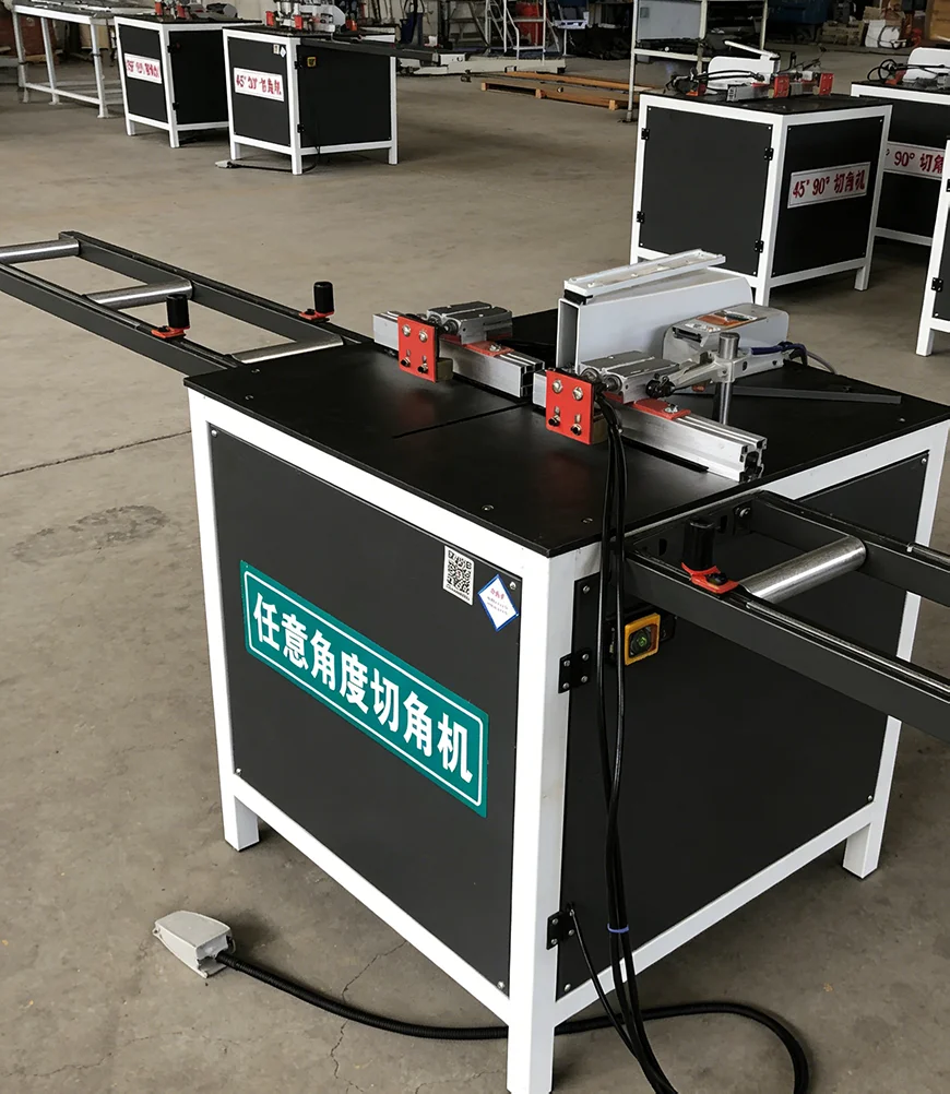 HoT Selling Double Angle Photo Frame Cutter Machine Aluminum Door and Window Frame Notching Angle Cutting Machine