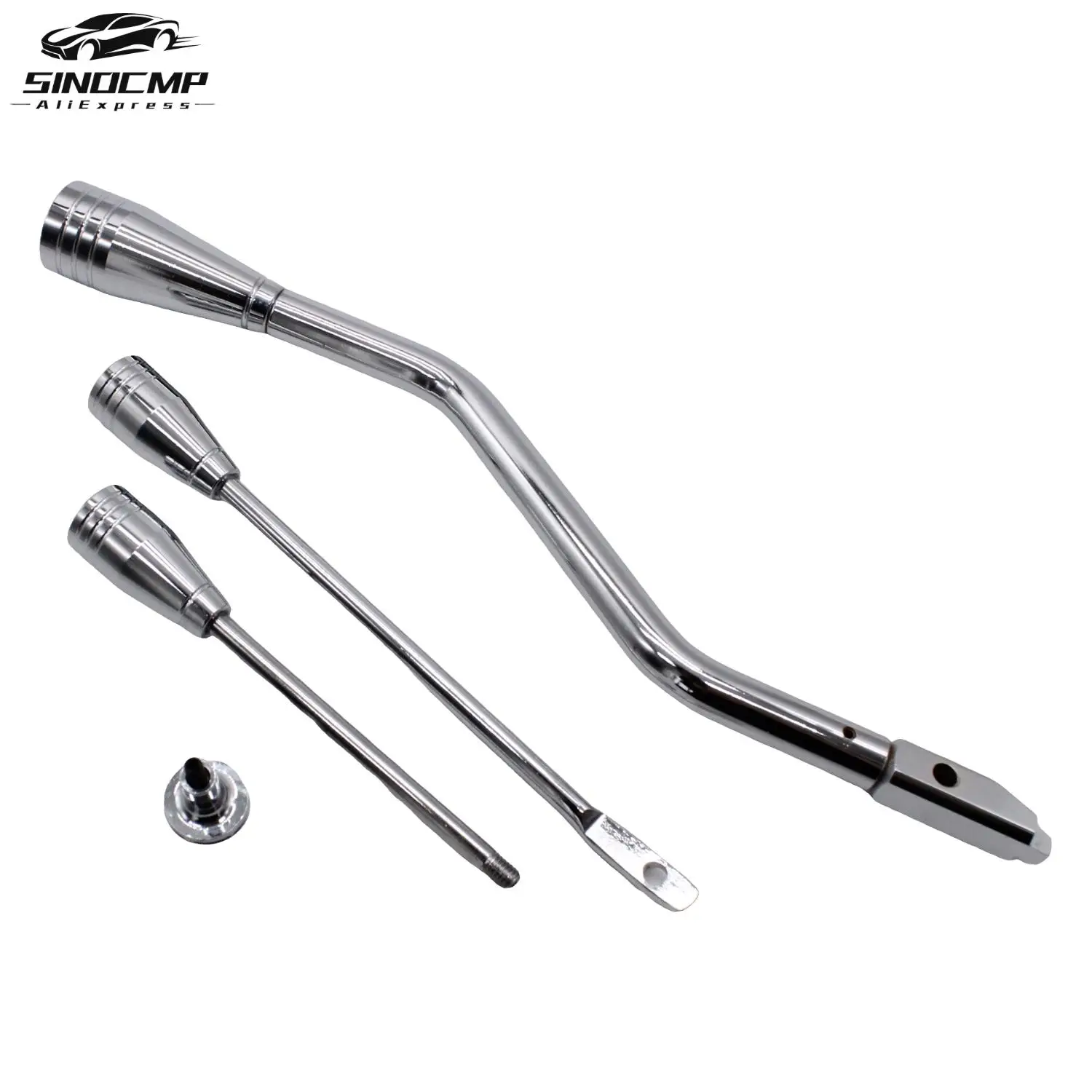 

1Set Chrome Column Shifter Lever Turn Signal Hazard Tilt Kit For GM Chevy Buick Oldsmobile Pontiac Cadillac Shifter Accessories