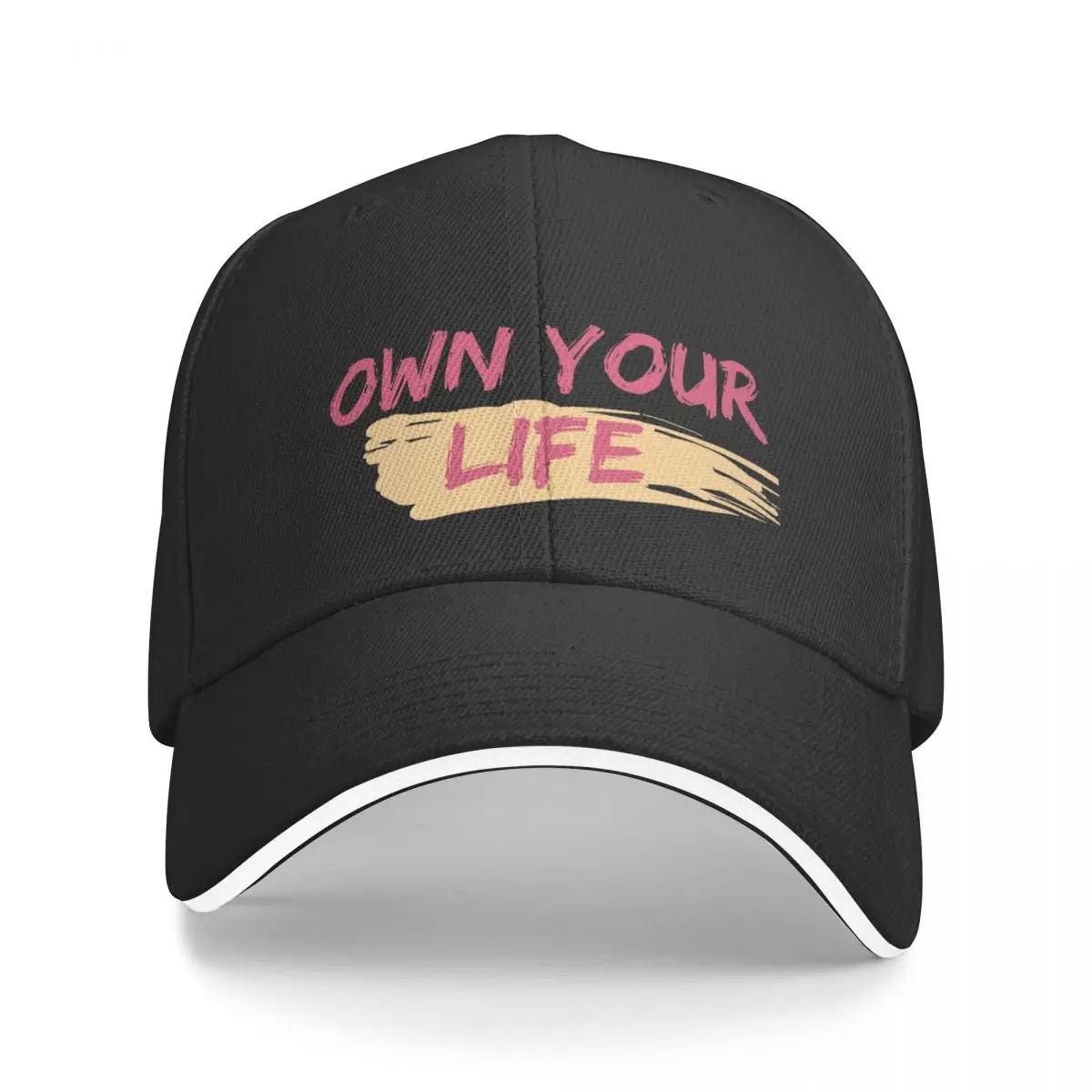 

Own Your Life - Motivational Art Work Baseball Cap Designer Hat tea Hat Fashion Beach Sun Hats For Women Men's