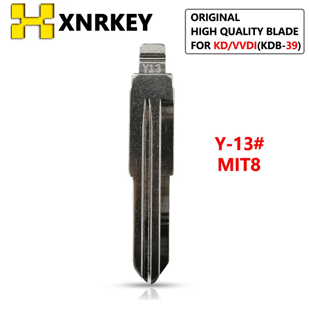 

XNRKEY KDB-39 Original High Quality Blade Y-13# MIT8 MIT4R Replacement Car Key Blade for KD/VVDI Remote Key