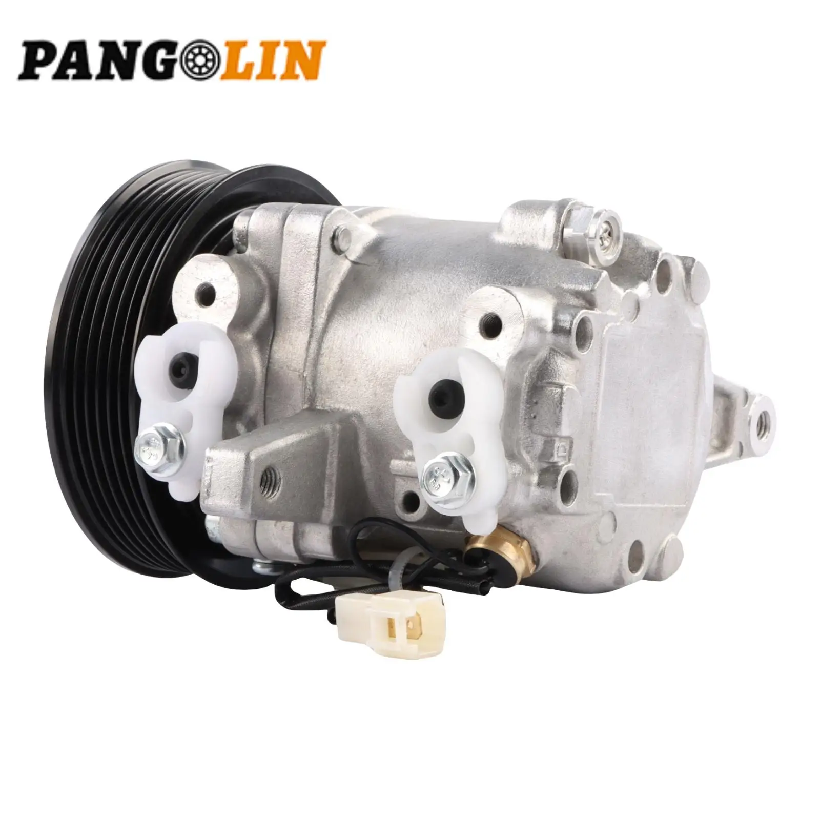 

3P999-00620 447280-3050 447280-3080 1x SVO7E 6 GROOVE A/C Compressor for Kubota M135GX GXDTC M126 Tractors 3P99900620 4472803050