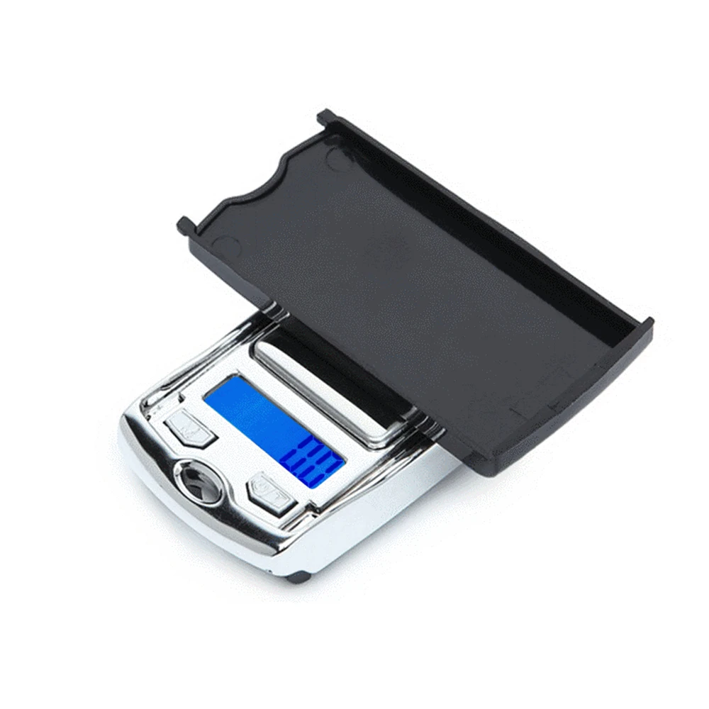 Digital Pocket Scales 200g/100g 0.01g for Gold Sterling Jewelry Gram Balance Weight Electronic Scales Car key appearance scale