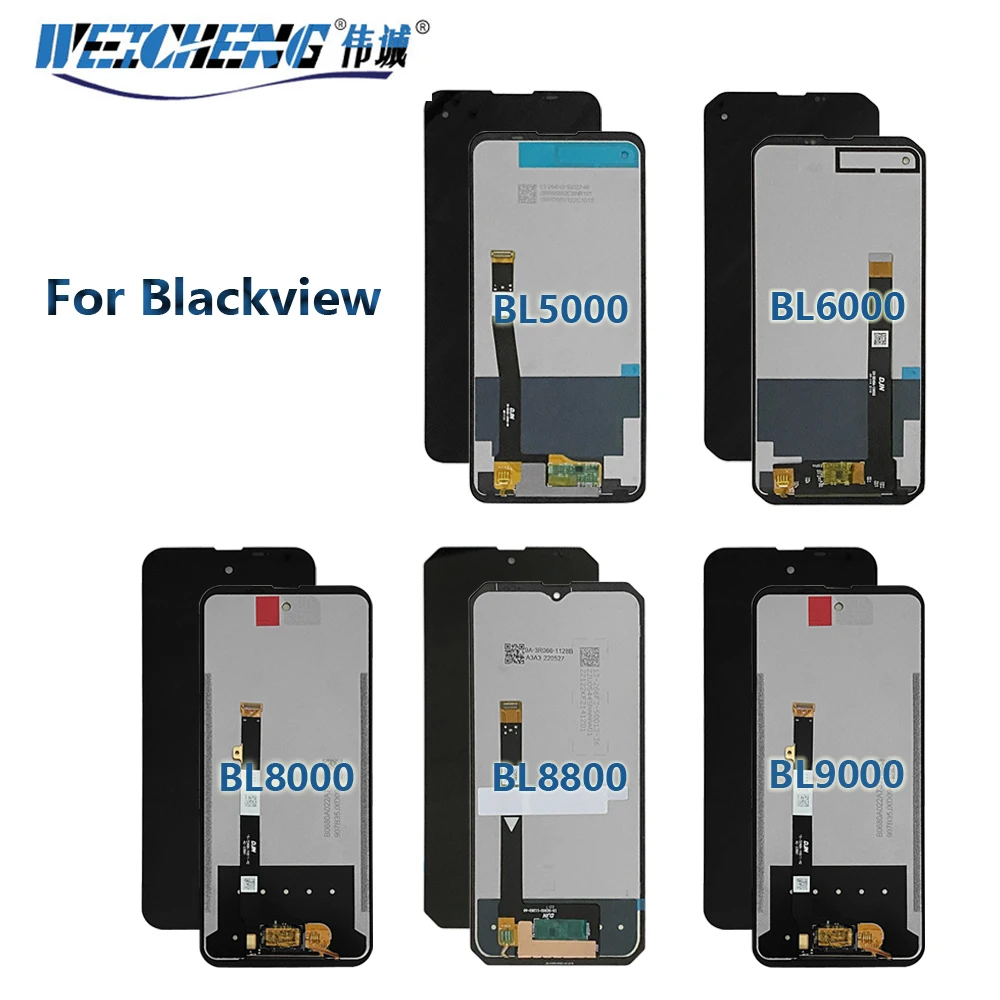 For Blackview BL8000 BL9000 PRO BL7000 LCD Touch Screen Digitizer Assembly For Blackview BL5000 BL6000 BL8800 Pro Display