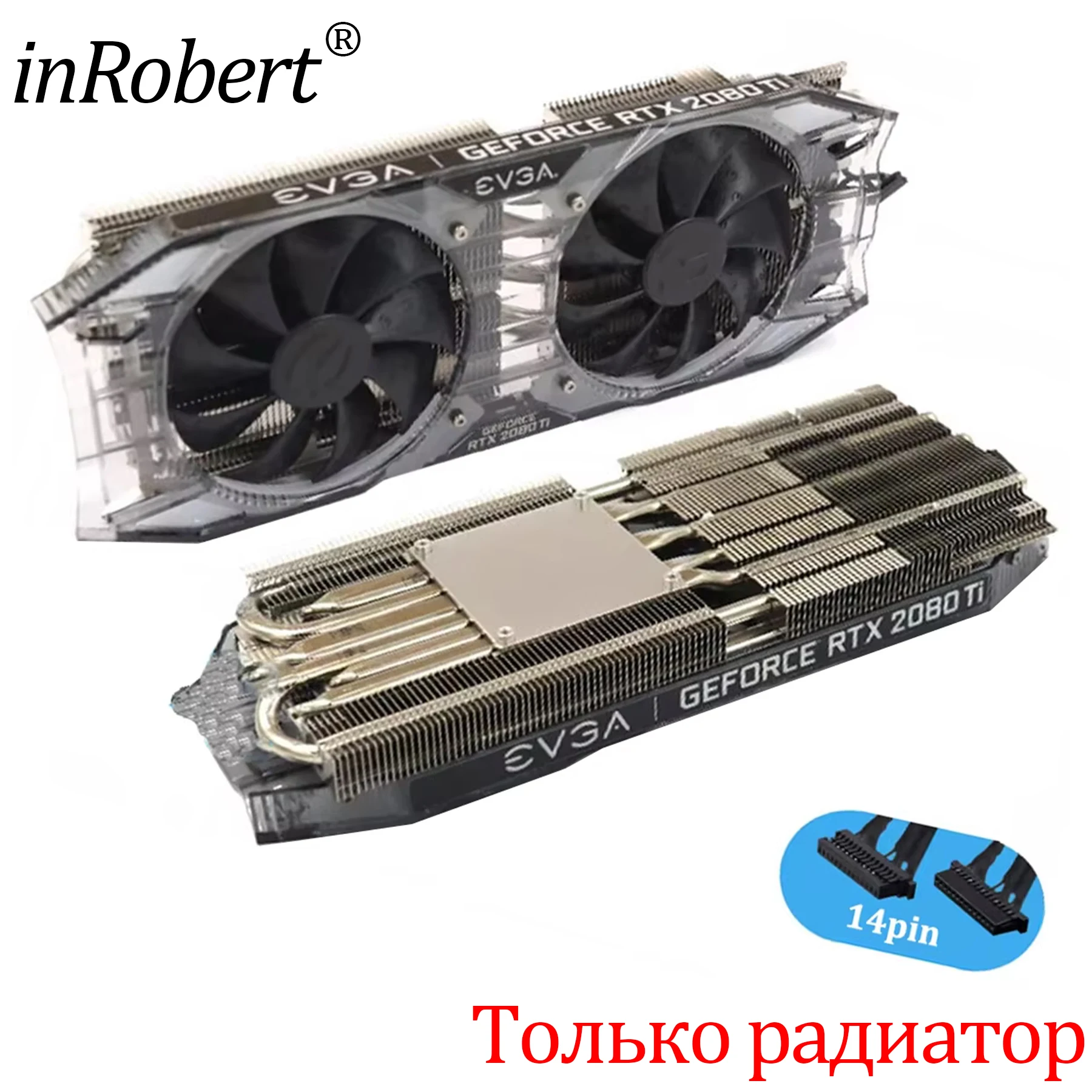 

Cpu Cooler Heatsink For EVGA GeForce RTX2080TI XC GAMING Replacement Graphics Card Radiator