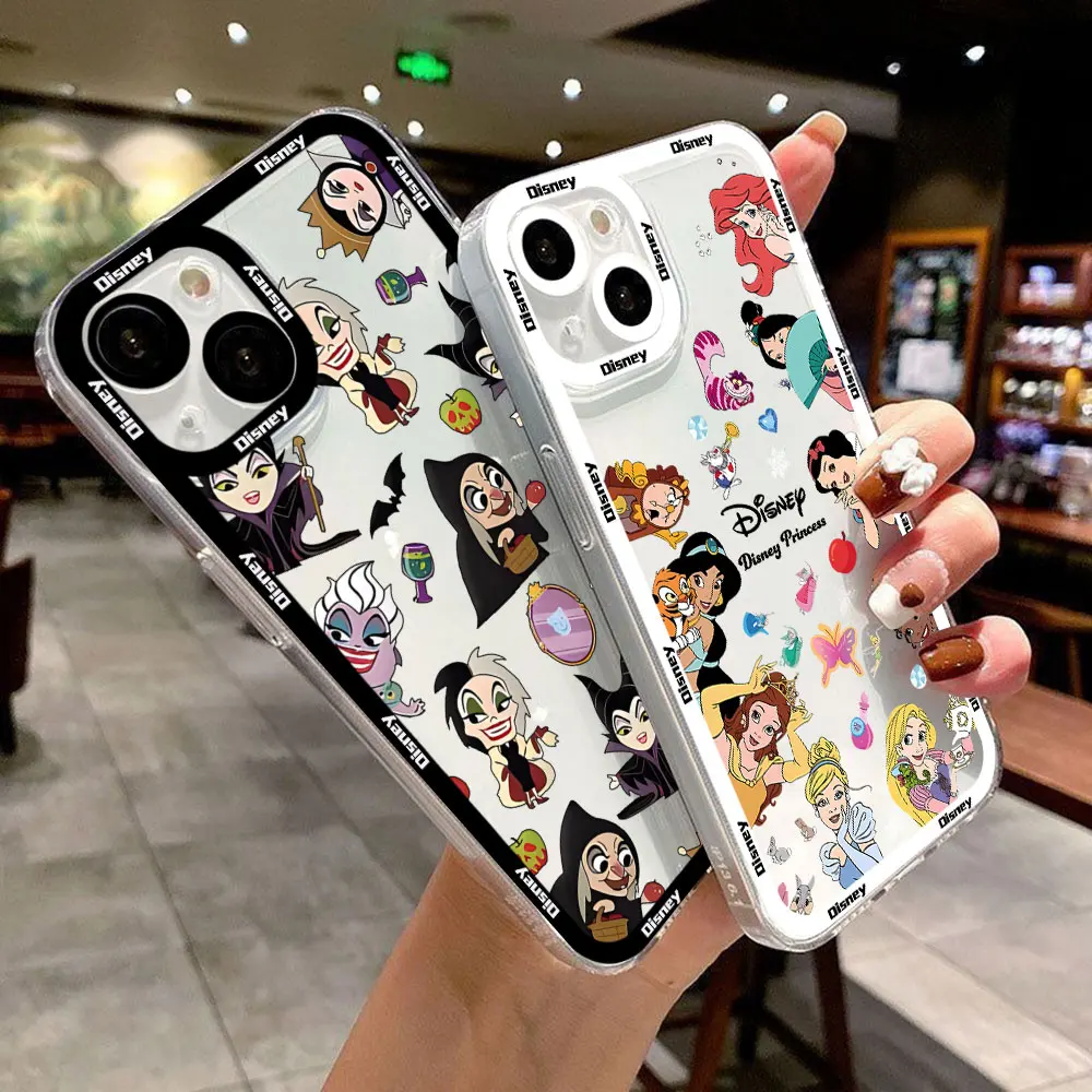 Etui na telefon Disneys Hot Princess Witch do Samsung S24 S23 S22 S21 S20 S10 FE Note20 Note10 Plus Ultra 5G Clear Soft TPU Cover