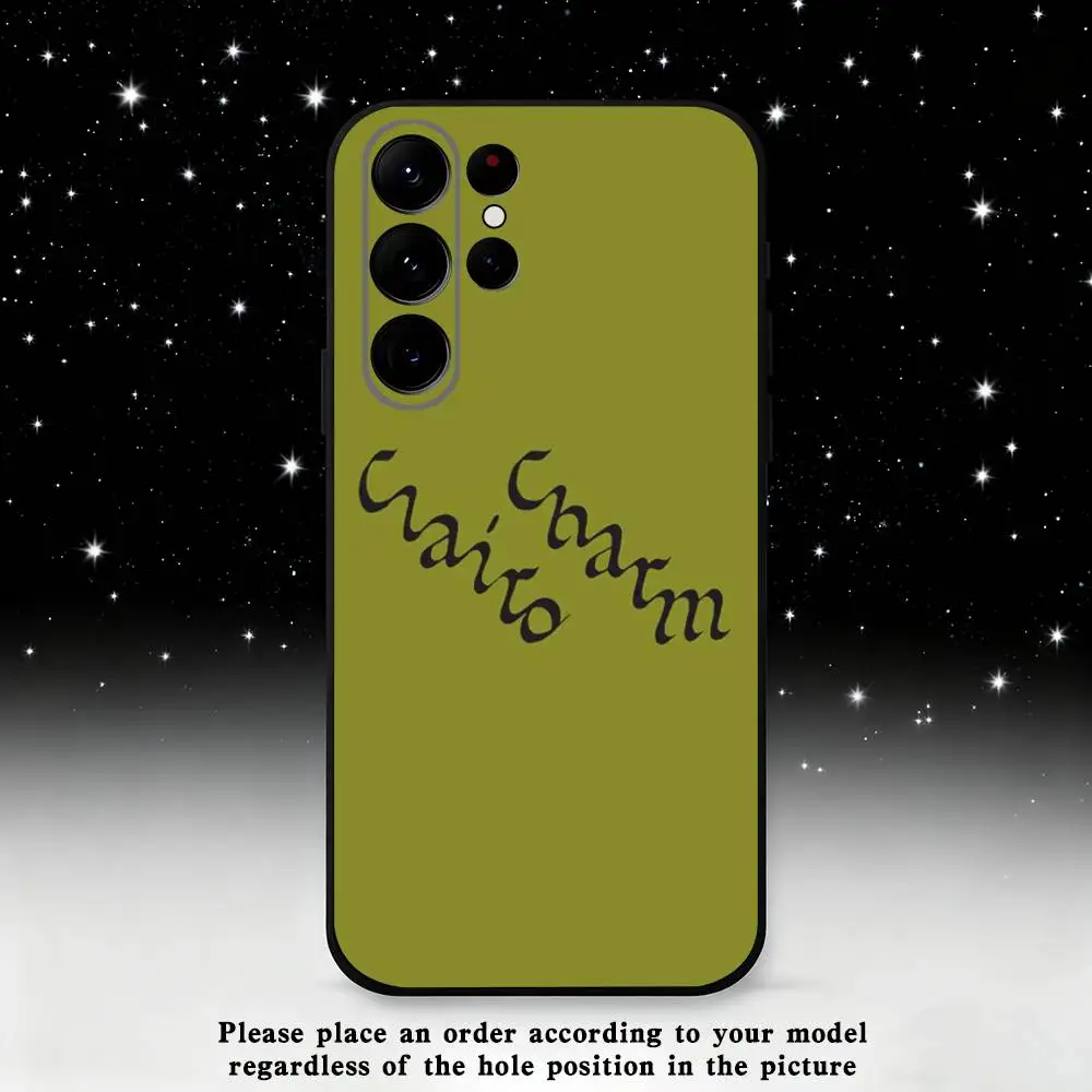 حافظة هاتف Clairo مثيرة لبعض الشخص لهاتف سامسونج S25، S24 Ultra، S20، S30 plus، S22 plus، S23، S30 Ultra 5G غلاف أسود من السيليكون #3