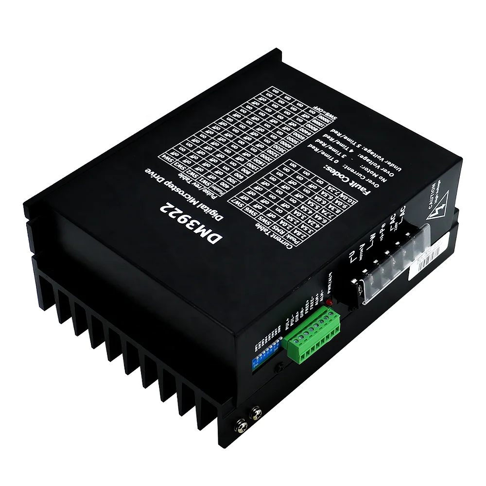 HLTNC DM3922 AC 110V～220V 10A 三相ステッピングモータードライバー、130 NEMA52ステップエンジン対応、大トルクCNCフライス盤・ルーター用