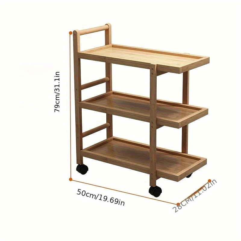 Commercial Kitchen & Hot Pot Serving Cart W/ Locking Wheels | Restaurant, Home image 6