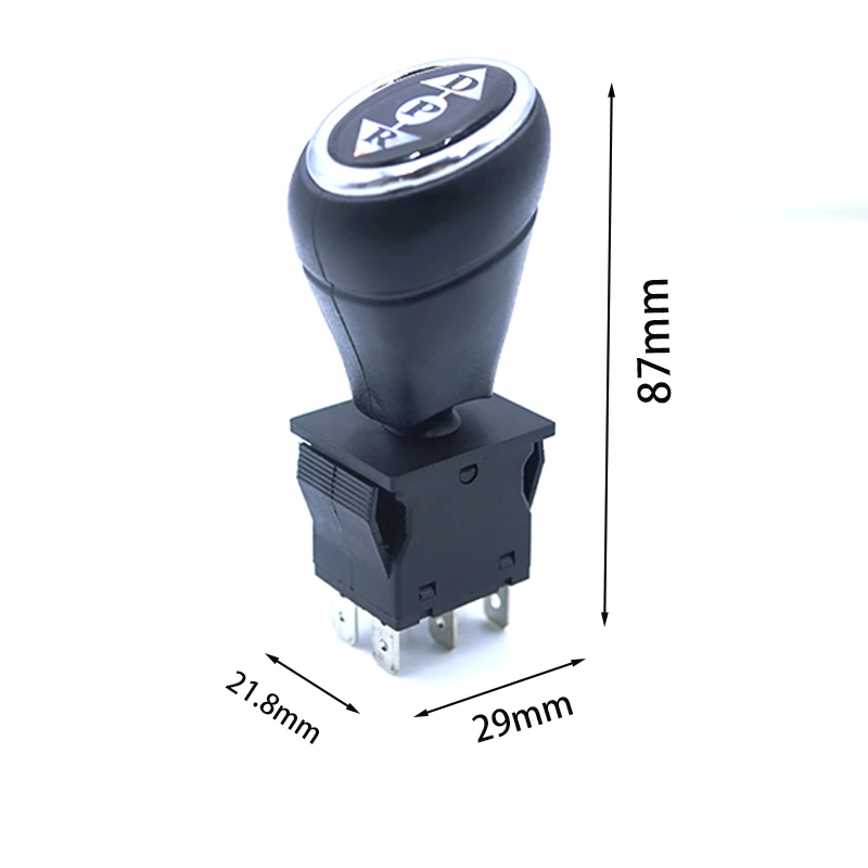 KCD4 Kids Electric Car Forward/Backward/Stop Switch ON-OFF-ON Reverse Handle Toggle Switch for Toy Car Motor Start Replacement