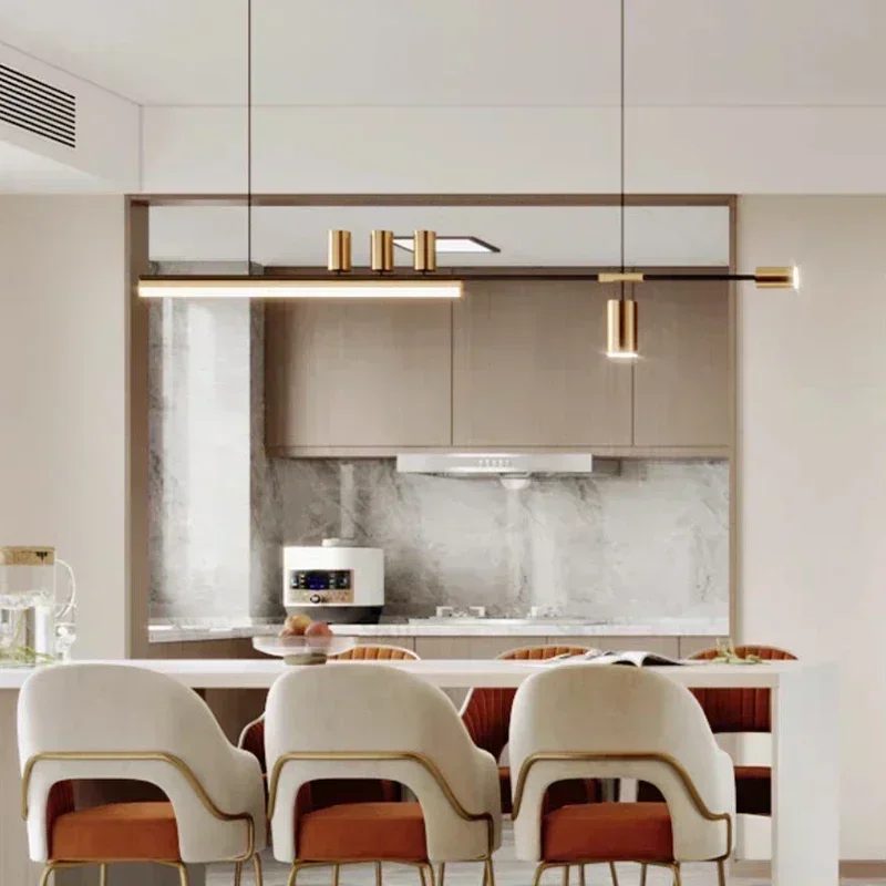 

Nordic Minimalist Pendant Lights Line Design Light Fixture Home Decor Led Lamp Living Dining Bedroom Modern Ceiling Chandeliers