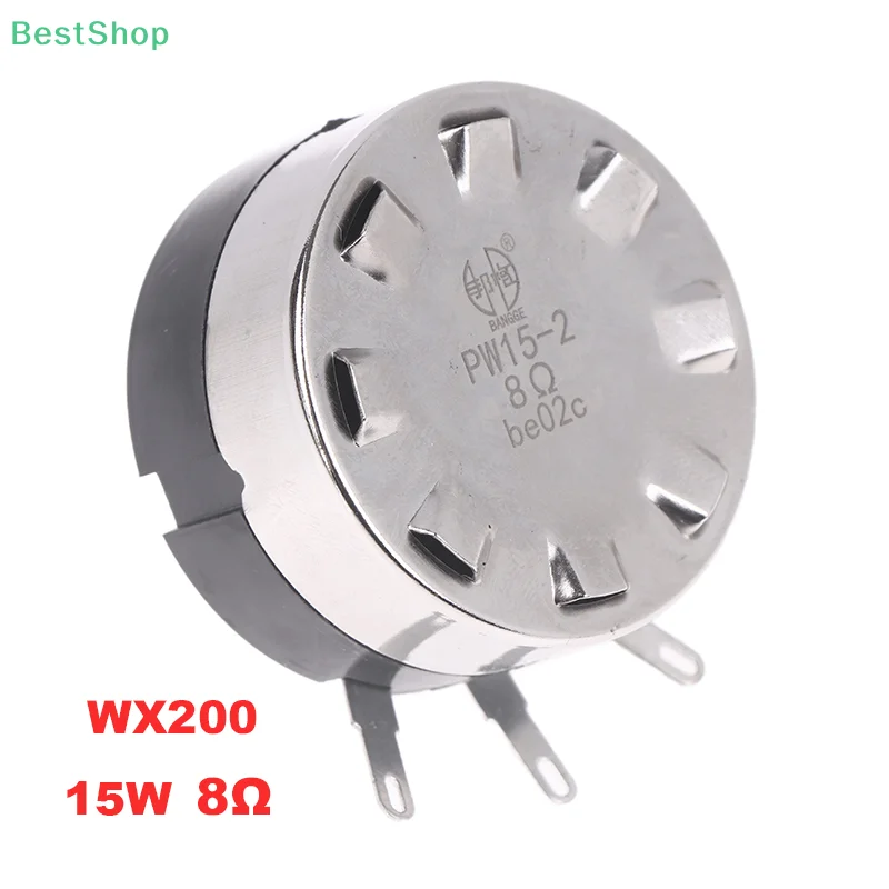 

Wong Rebreecca Grupo15W 8 Ом Двухпроводной потенциометр на рану 15 мм Аудио аттенюатор WX200 Высокая мощность