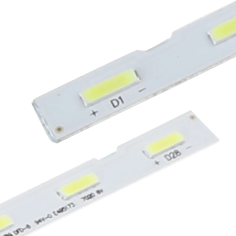 2 ชิ้น LED Backlight สำหรับ UA43NU7100 UE43RU7400 UE43NU7092 แถบแสงบาร์