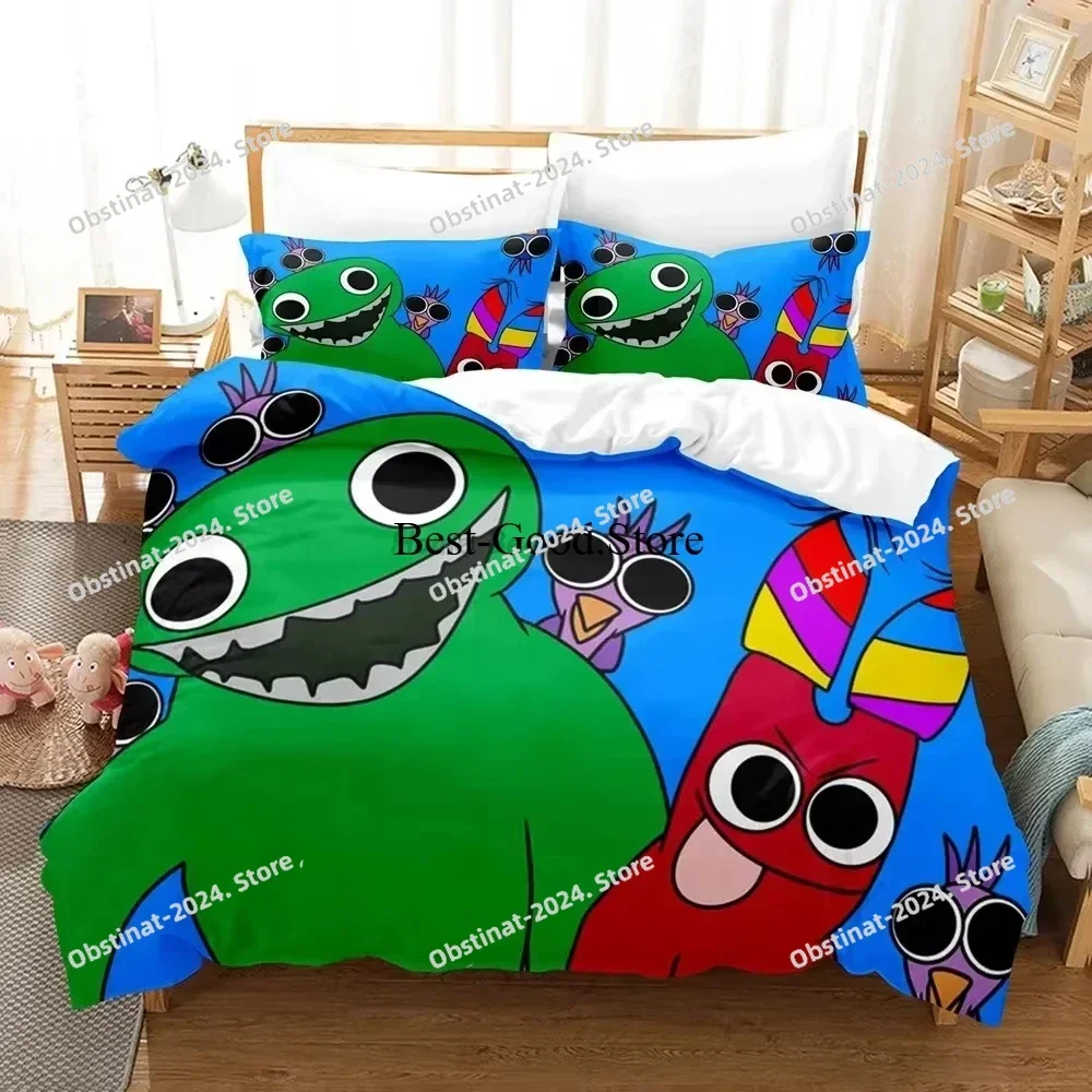 New Cartoon Garten of Banban Bedding Set Printed Bed Set With Pillowcase Bed Duvet Cover Single Double Queen Super King Size #2