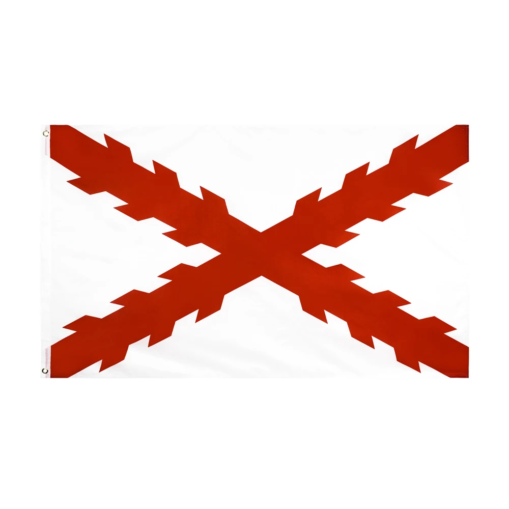 60x90cm 90x150cm Cross Of Burgundy Flag Banner Tapestry