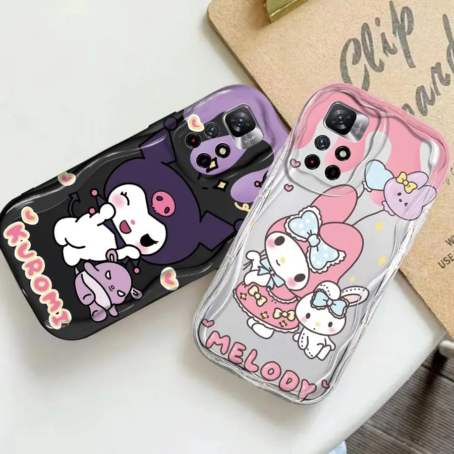 Kuromi ميلودي لطيف شحذ الحال بالنسبة Redmi 9 9A 9C 9T 10 10A 10C 12C 10C 13C A2 A1 A2 زائد لينة غطاء من البولي يوريثان #2