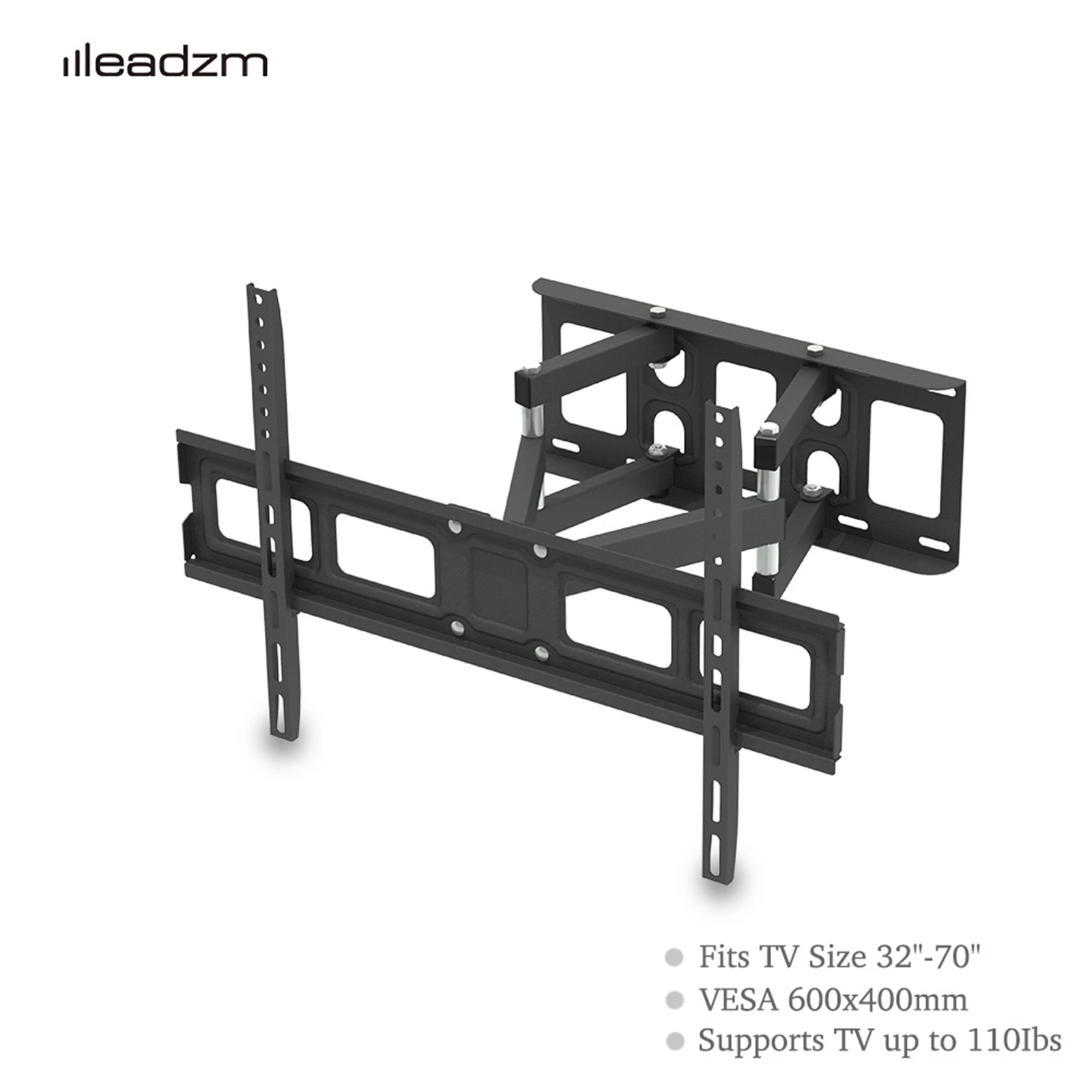 32-70 Inch Double Pendulum Large Base TV Stand Tmds-101 Bearing 50Kg/Vese600*400/Upper And Lower-10~ 10°