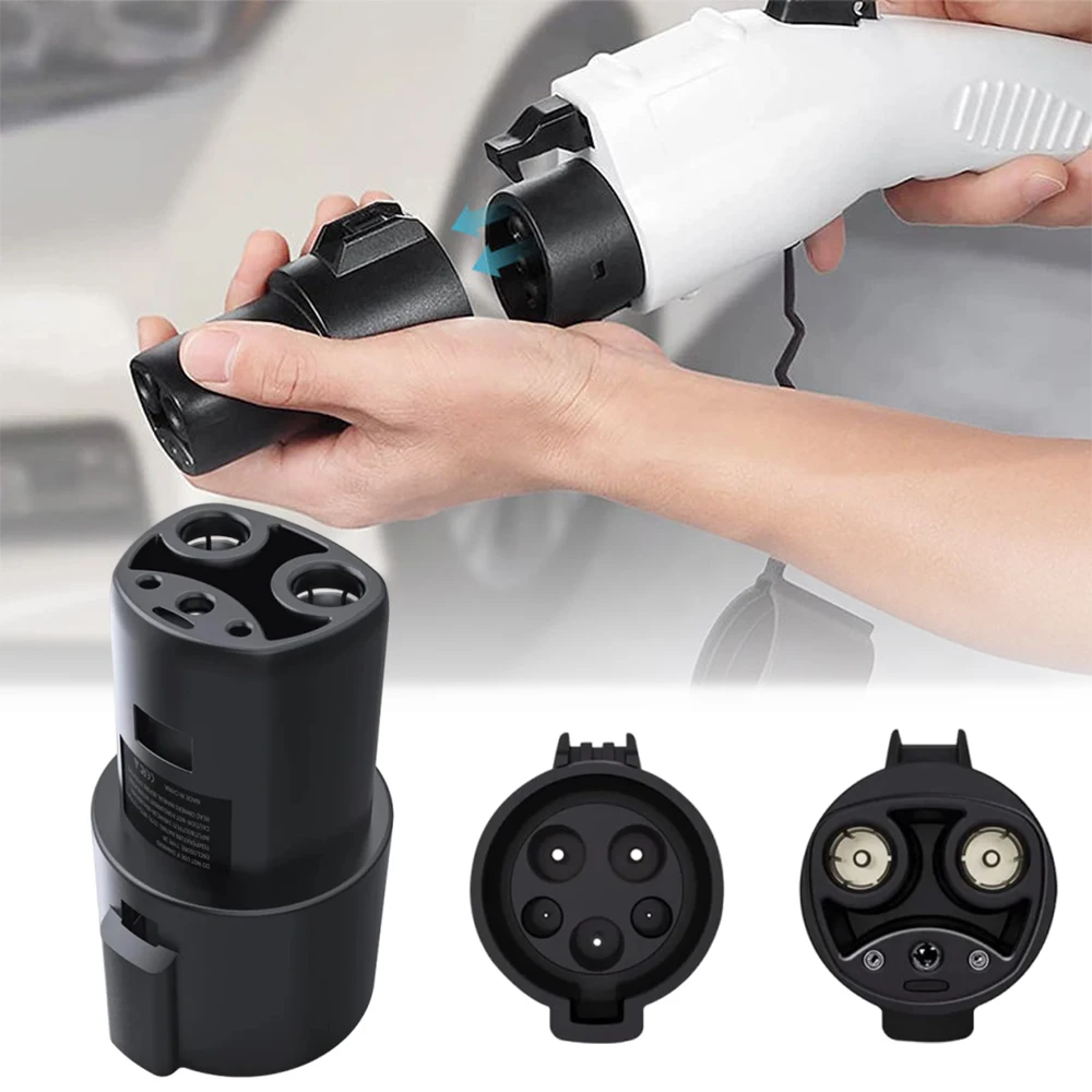 For Tesla Model 3 S Y X EV Adapter Type1 J1772 To EV Charger Adapter Latch Electric Vehicle Cars Charging Converters Socket