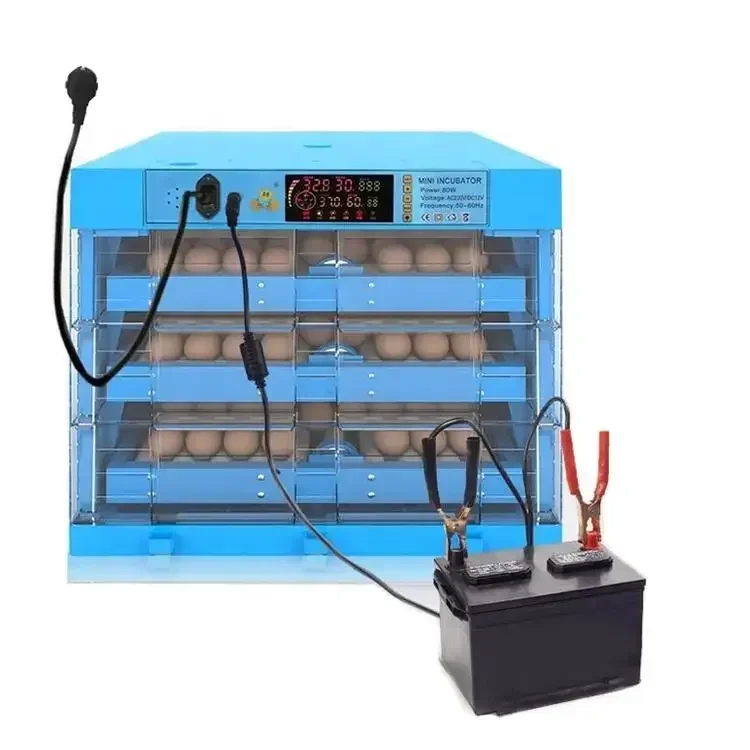 Fully Automatic Egg Hatching Machine Incubator 220V 12V  Chicken Duck Goose Bird Egg Incubator