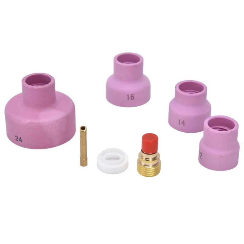 7pcs-tig-gas-lens-kit-ceramic-cup-electrode-holder-connector-ptfe-front-cover-for-wp-9-20-25